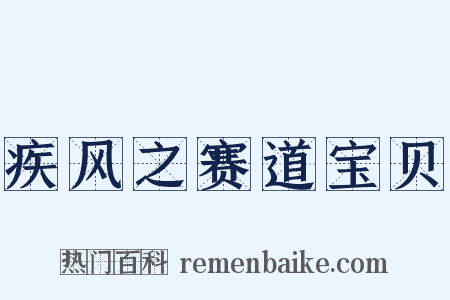 疾风之赛道宝贝是什么意思的图片